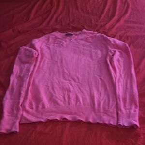 Banana Republic Vibrant Pink Crewneck Sweater